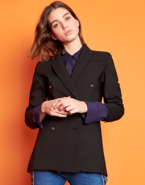 Blazer jacket Basil Color - BLACK