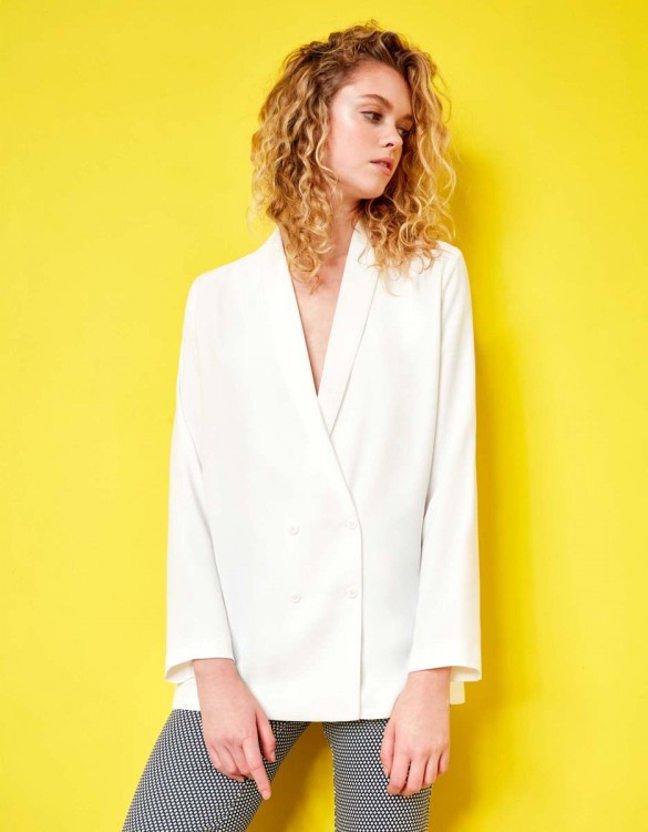 Blazer jacket Victoire - WHITE