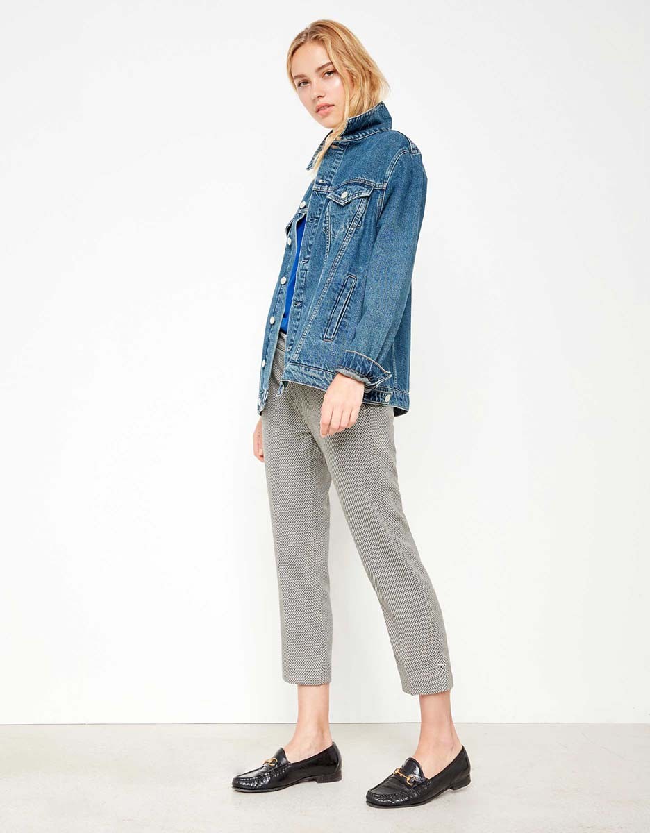 Pantalons cigarette fit femme Bas coupe ajustée cigarette - Reiko Jeans