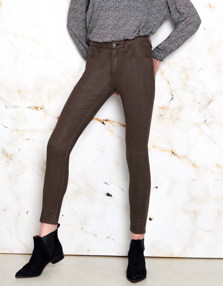 Lauren Ralph Lauren Lakythia Skinny Cropped Trousers Birch Tan at John  Lewis  Partners