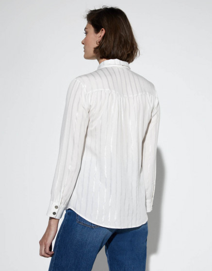 Shirt Carla - WHITE SPARKLING