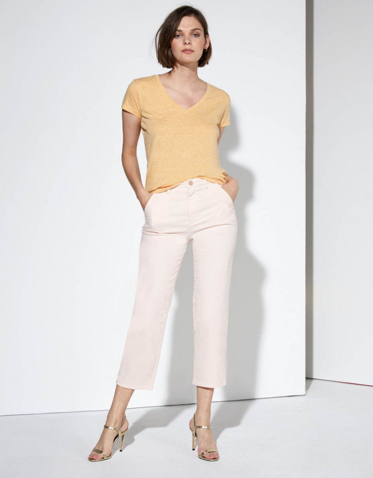Women's High Waist Crepe Cropped Tailored Trousers | Boohoo UK