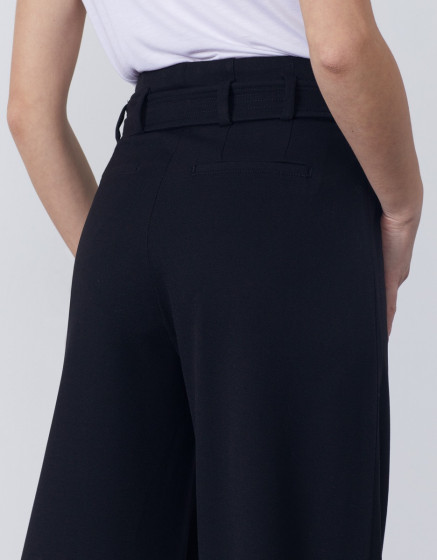 Pantalon wide Gaby Color - BLACK