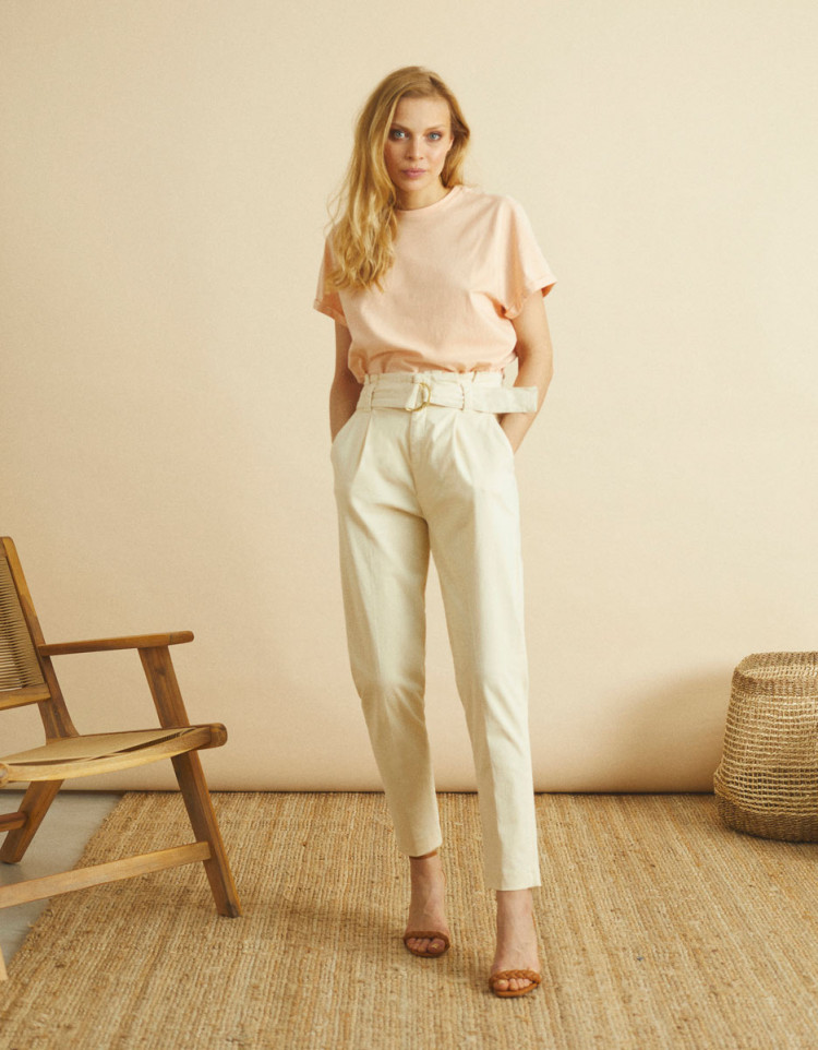 Buy online Mid Rise Cigarette Pants Trouser from bottom wear for Women by  Jaipurethnicweaves for ₹589 at 69% off | 2024 Limeroad.com