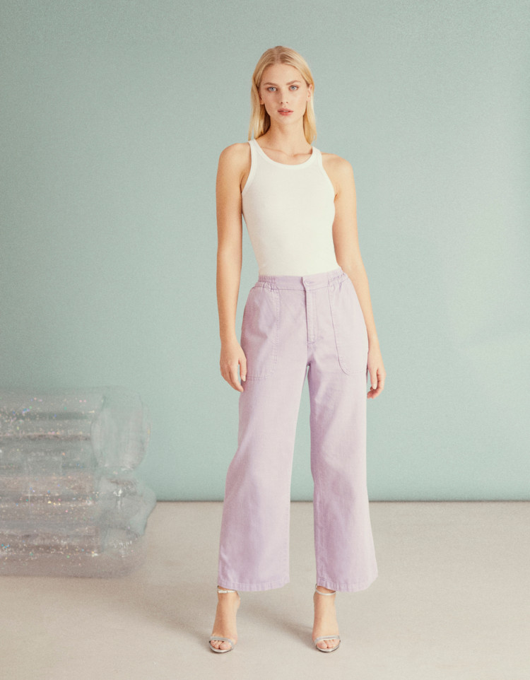 Lavender store color pants