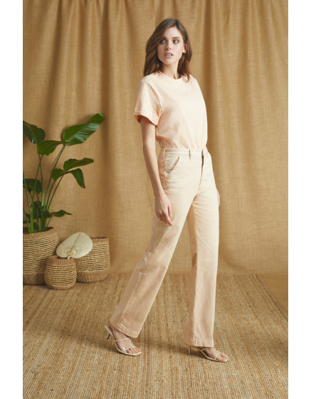 Chino Sandy Long Straight - HAZELNUT