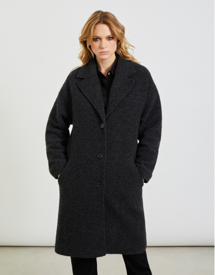 Long coat Marlee - CARBONE