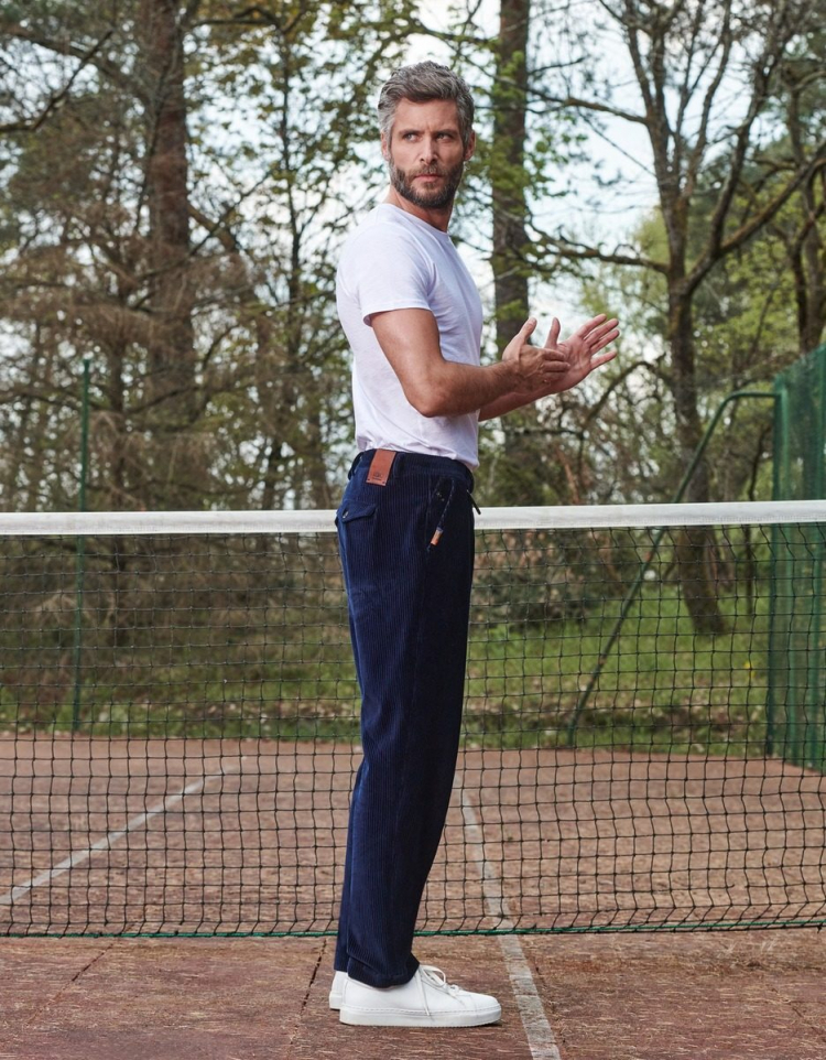 Chino straight cropped Enzo - DARK NAVY - Vêtements Homme Chino straight cropped Enzo - DARK NAVY - Vêtements Homme