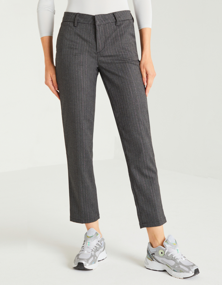 Whistles Lucie Check Cigarette Pants | Bloomingdale's
