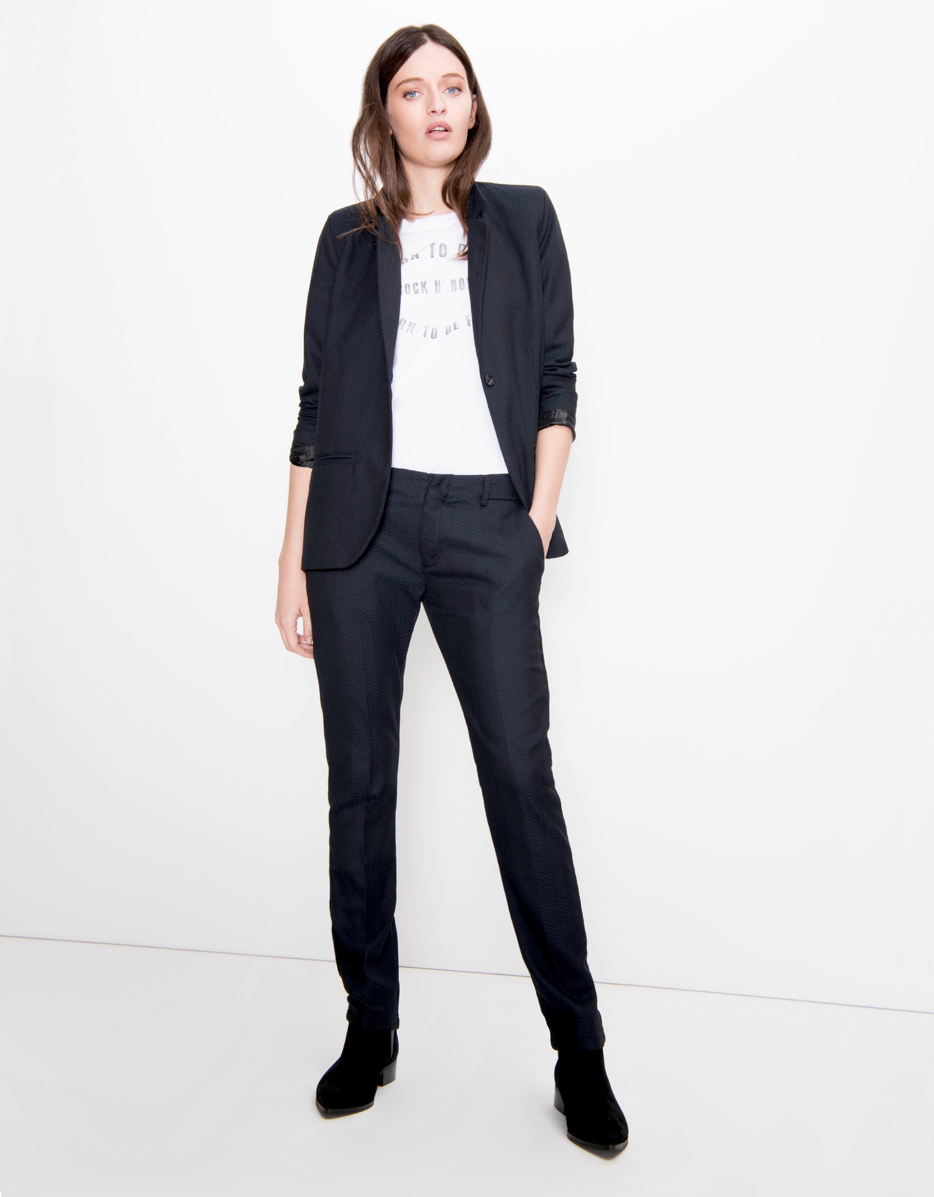 textured blazer women